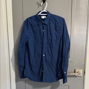 GAP Men's Navy Button-Down Shirt